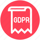 consent, form, gdpr, general data protection regulation, paper, policies