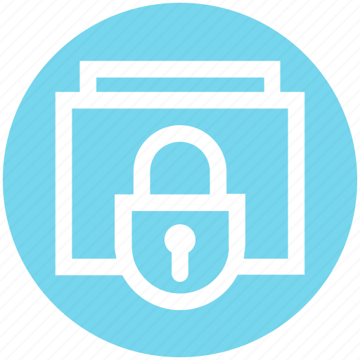 Data, folder, lock, locked, safe, secure, security icon - Download on Iconfinder