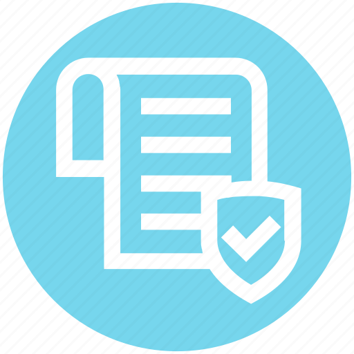 Accept, document, gdpr, page, paper, protection, shield icon - Download on Iconfinder