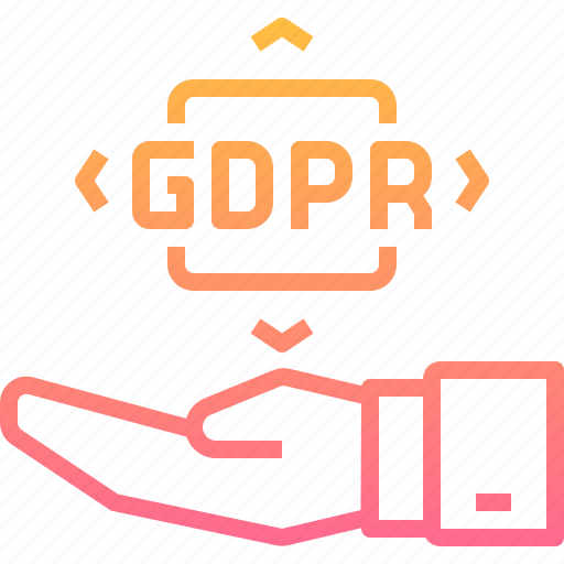 Compliance, gdpr, hand, protection icon - Download on Iconfinder