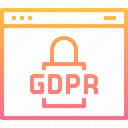 Gdpr, lock, page, protection, security, web, website icon - Download on Iconfinder