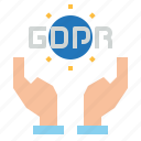 gdpr, hands, insurance, protection, security