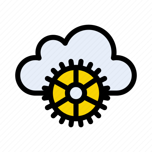 Cloud, cogwheel, preference, setting, configure icon - Download on Iconfinder