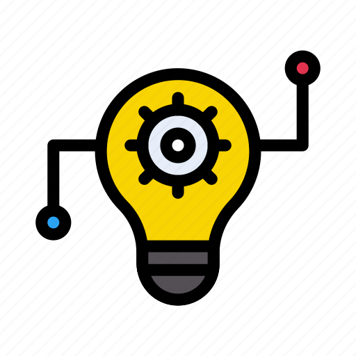 Creative, gear, setting, idea, bulb icon - Download on Iconfinder