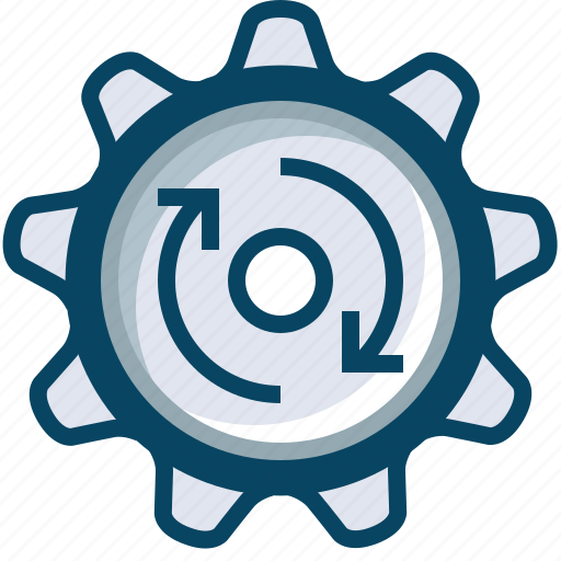 Clockwise, gears, mechanism, options, rotation, setup icon - Download on Iconfinder