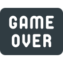 over, sign, video game