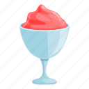 raspberry, ice, cream, flavor