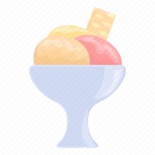Ice, cream, balls, sweet icon - Download on Iconfinder