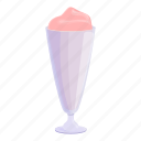 milkshake, ice, cream, sweet