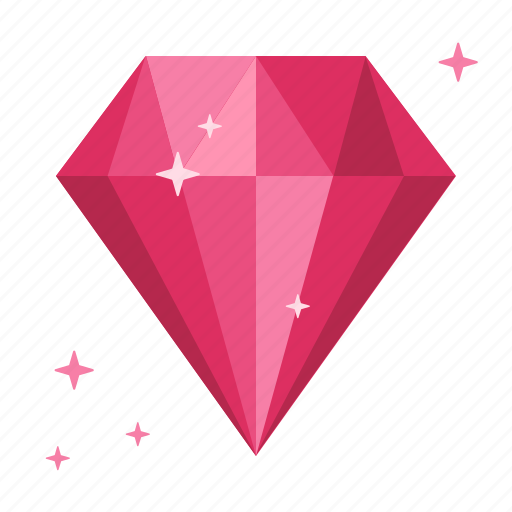 Chance, diamond, fortune, garnet, rich, ruby, wealth icon - Download on Iconfinder