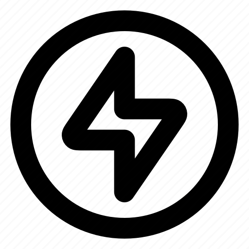 Zap, circle, arrow icon - Download on Iconfinder