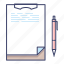 office, icon, business, money, cash, paper, board, document, files 