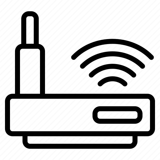 Wifi, router, wireless, modem, computer, connectivity, electronics icon - Download on Iconfinder