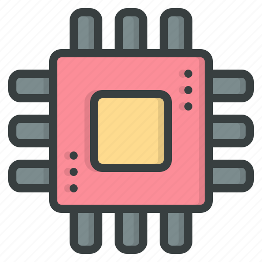 Chip, reverse, engineering, computer, processor, cpu, artificial intelligence icon - Download on Iconfinder