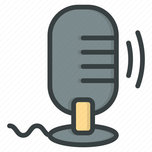 Microphone, podcast, sound, technology, voice, recording, record icon - Download on Iconfinder