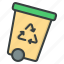 recycle, bin, delete, rubbish, trash, can, garbage 