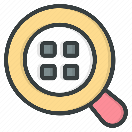 Search, zoom, magnifying, glass, loupe, magnifier, find icon - Download on Iconfinder