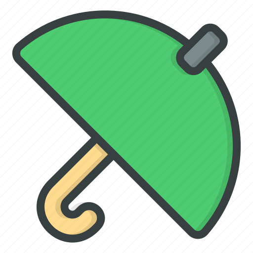 Umbrella, weather, rain, protection, rainy, protected, security icon - Download on Iconfinder