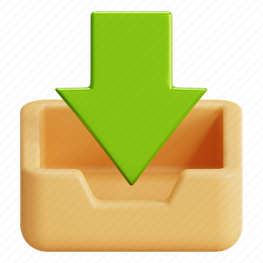 Download, document, storage, file, upload, down, direction 3D illustration - Download on Iconfinder
