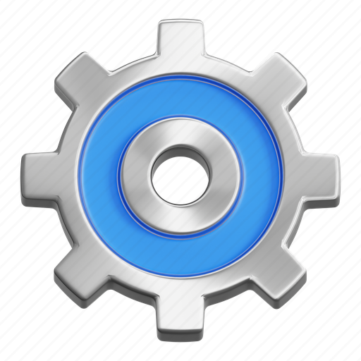 Setting, cog, gear, tools, configuration, settings, control 3D illustration - Download on Iconfinder