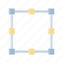 block, chain, connection, link, square