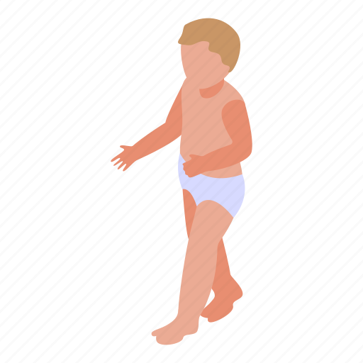 Baby, boy, isometric icon - Download on Iconfinder