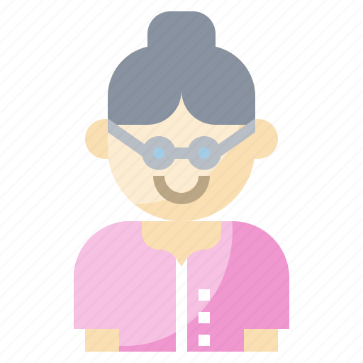 Avatar, elderly, grandmother, old, people, user, woman icon - Download on Iconfinder