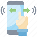 communications, design, electronics, gesture, responsive, smartphone, swipe