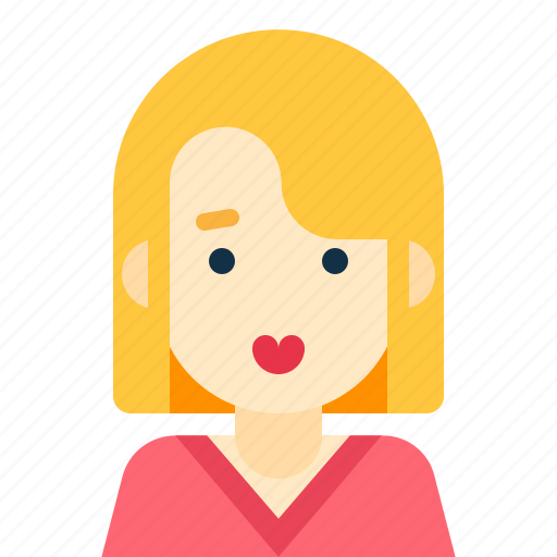 Avatar, blond, female, portrait, woman icon - Download on Iconfinder