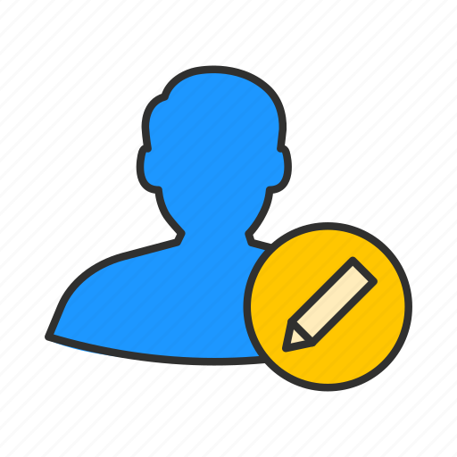Add user, create user, edit user, male avatar icon - Download on Iconfinder