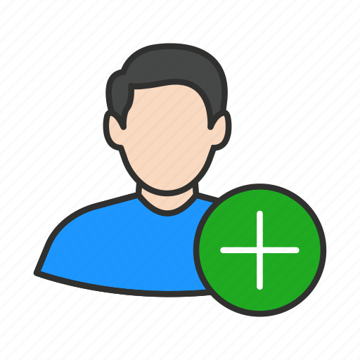 Add user, create user, male avatar, male user icon - Download on Iconfinder