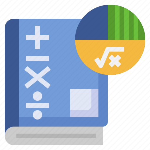Mathematics, school, math, book, knowledge, library icon - Download on Iconfinder