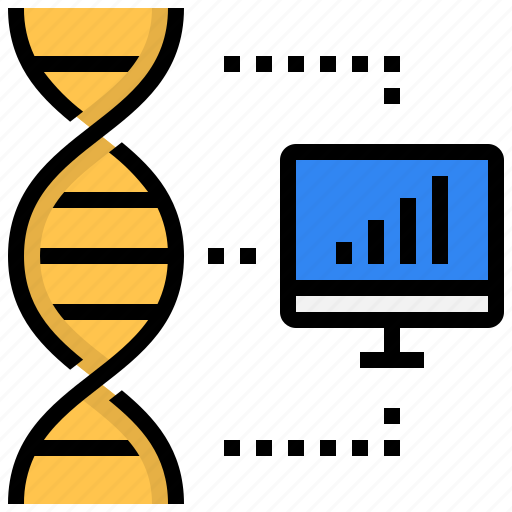 Bioinformatics, dna, study, research, biotechnology, laboratory, medical icon - Download on Iconfinder
