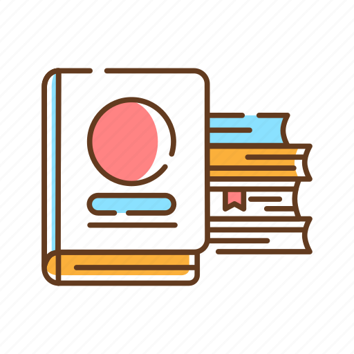Books, genre, knowledge, library, literature, stack icon - Download on Iconfinder