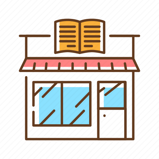 Book, bookstore, building, genre, library, literature icon - Download on Iconfinder