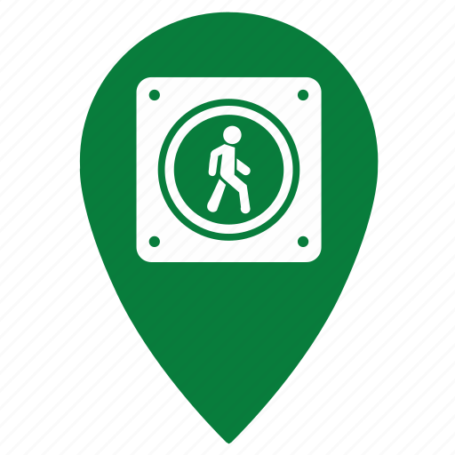 Footpassenger, go, location, man, point, geo icon - Download on Iconfinder
