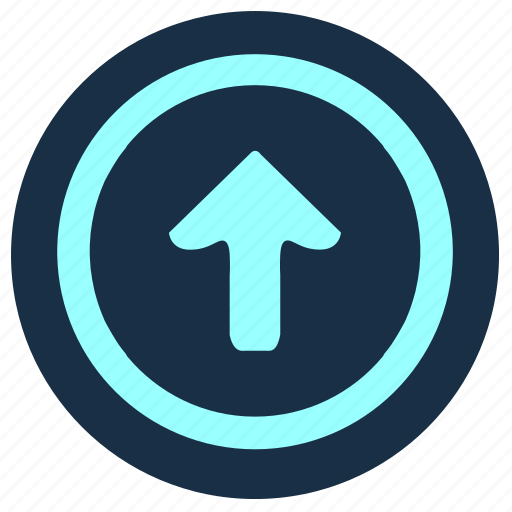 Arrow, forward, geo, go, position, top icon - Download on Iconfinder