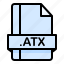 atx, file, file extension, file format, file type 
