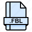 fbl, file, file extension, file format, file type 