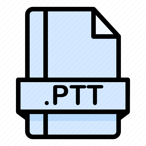 File, file extension, file format, file type, ptt icon - Download on Iconfinder