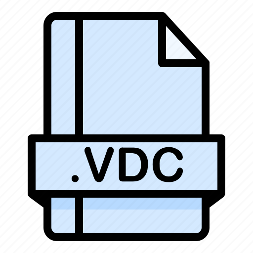 File, file extension, file format, file type, vdc icon - Download on Iconfinder