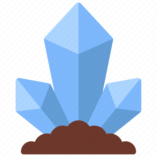 Crystal, formation, crystals, natural, jewels icon - Download on Iconfinder