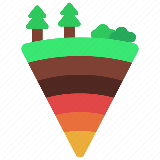 Earth, layers, wedge, world, globe icon - Download on Iconfinder