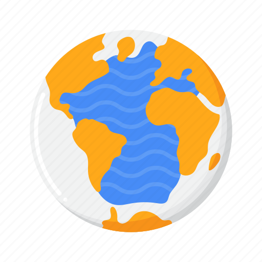Atlantic, ocean, world, globe icon - Download on Iconfinder