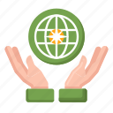 atlas, globe, world, hands