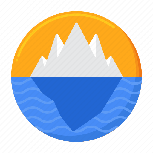 Iceberg, ice, arctic icon - Download on Iconfinder