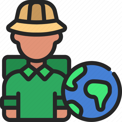 Geographer, male, man, job, profession icon - Download on Iconfinder
