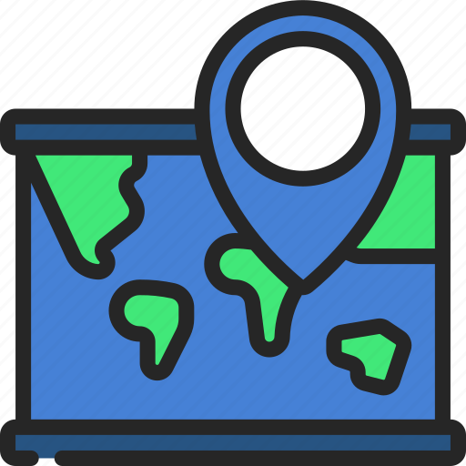 Map, location, maps, locate, pin icon - Download on Iconfinder