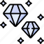 diamonds, crystal, gemstone 
