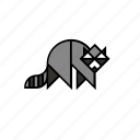 skunk, geometric